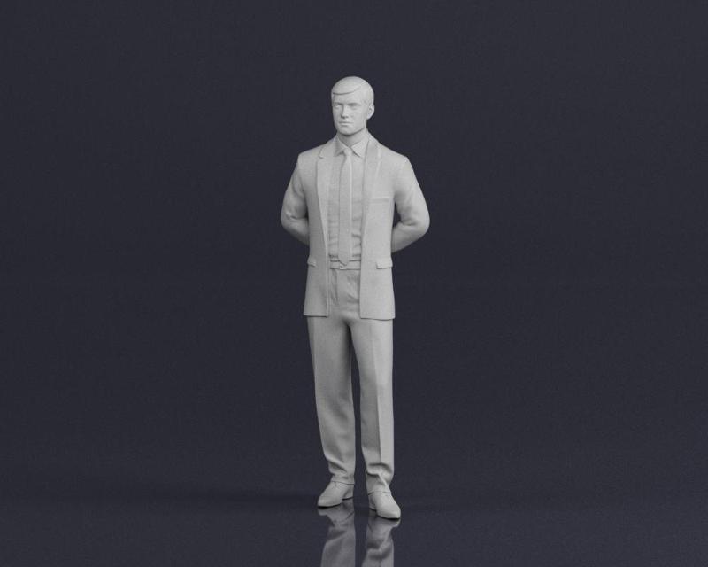 001551 Man in a formal suit