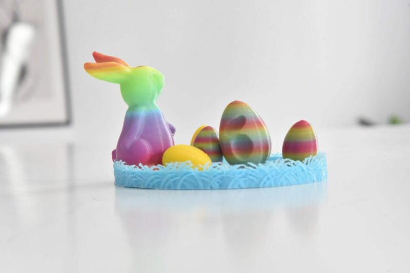 Easter Bunny and Eggs