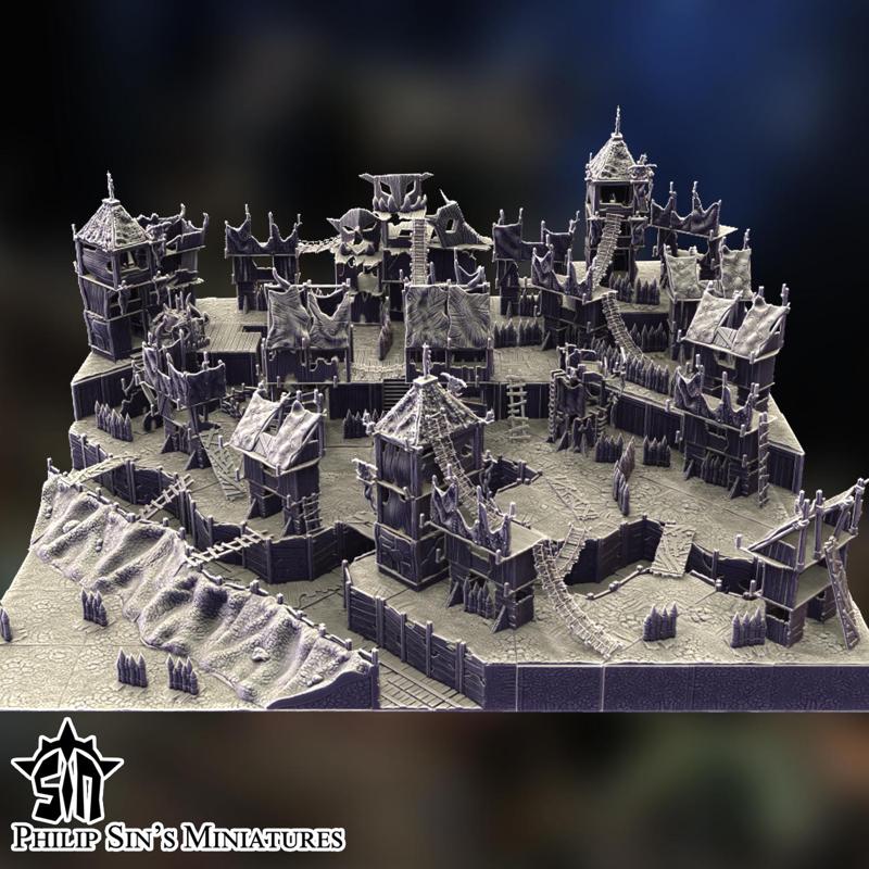 Gigantic Savage Fortress Set - Skarrtrench