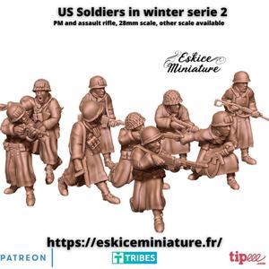 US soldiers in winter serie 2 - 28mm