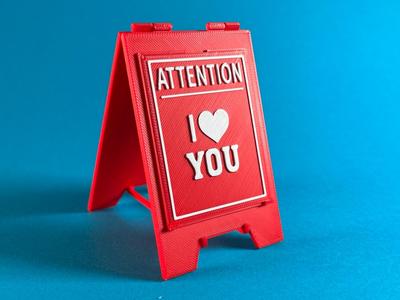 Valentine's Day Sign - i love you- make my sign