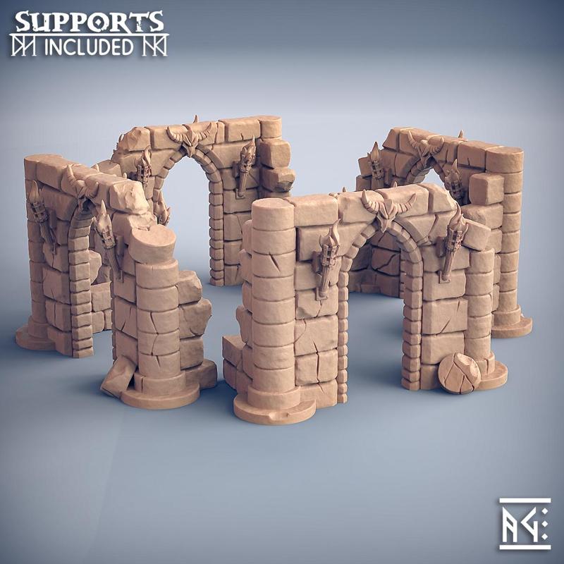 Torm Scatter Ruin - The Dragonguard Terrain Piece