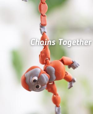 Optimistic Orangutan - Articulated Fidget Orantutan - Ludo Animal