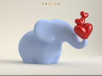 Elephant - Valentine's Day - support the project