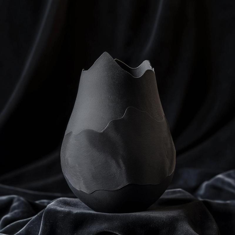 Shadow Crest -  Sculptural 3D Printable Home Decor