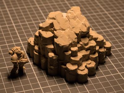 Miniature Terrain - Rock #6