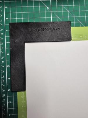 Cricut Cutting Mat Material/Paper Guide