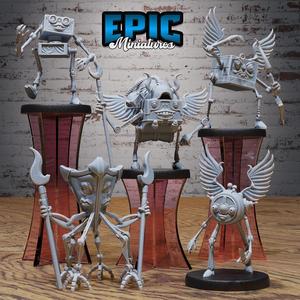 Base Drone Set / Block Monster / Mechanic Construction / Clockwork Warrior / Weapon Creature Encounter