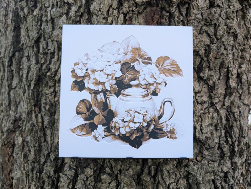 Tea Time - Chai Tea Filament Painting