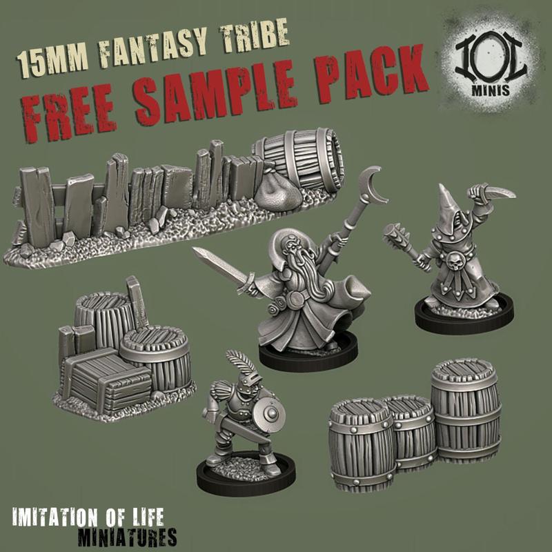 15mm Fantasy Tribe: Free Sample Pack
