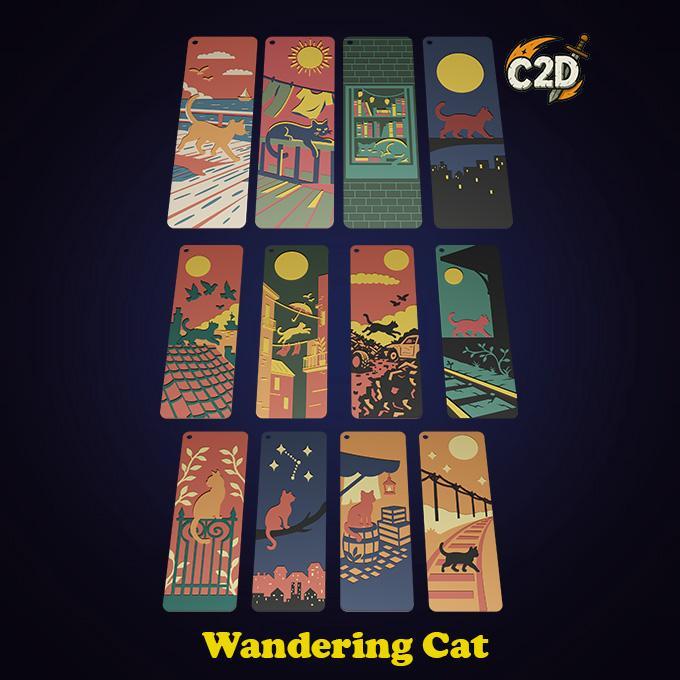 Wandering Cat BookMarks