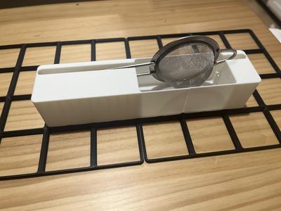 Gridfinity Fine Mesh Strainer Bin