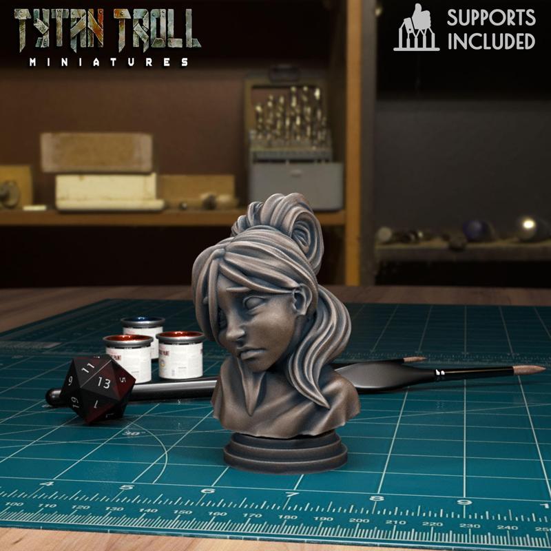 Curse of Strahd - Rose Bust [Pre-Supported]