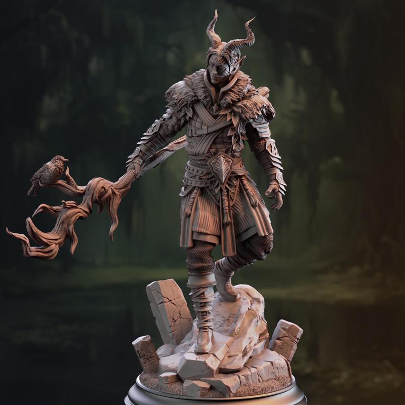 Tiefling Druid Guardian - Garyck