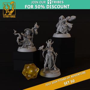 RPG - DnD Hero Characters - Titans of Adventure Set 50