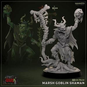 Marsh Goblin Shaman 75mm Display Scale - Sept 2025