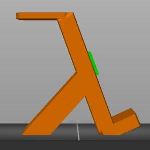 Half-life phone stand