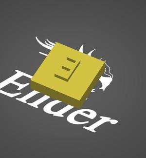 Letter "E" embosser