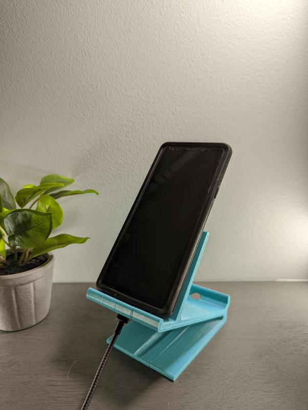 Phone / Tablet / Electronic Device Stand - With Charging Cord Passthroughs