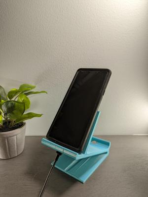 Phone / Tablet / Electronic Device Stand - With Charging Cord Passthroughs
