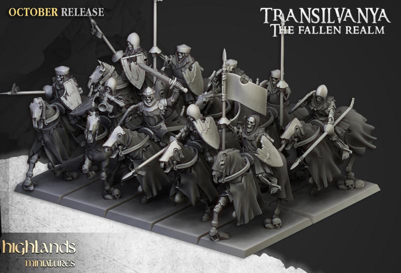 Mounted Skeletons - Highlands Miniatures
