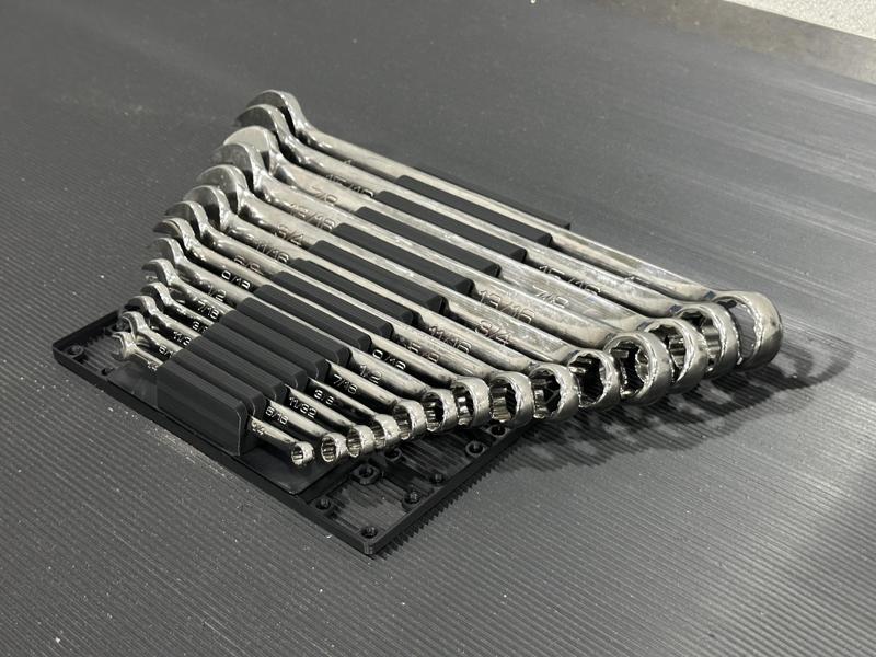 Gridfinity f/ Harbor Freight ICON 64711/64712 Anti-Slip Grip Professional Wrench Set