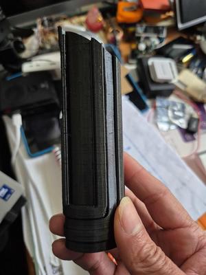 Mandalorian Darksaber with hollow holder