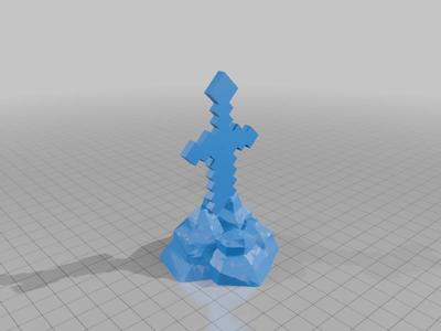 Minecraft Sword in the Stone