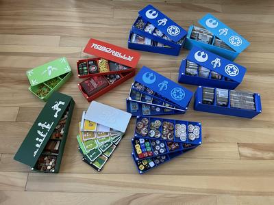 Modular Magnetic Token & Card Boxes