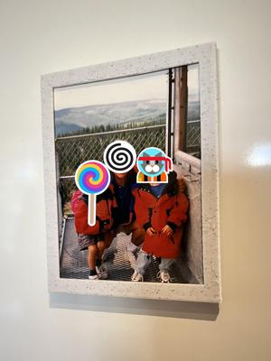 3.5in x 2.75in Picture Frame for Fridge