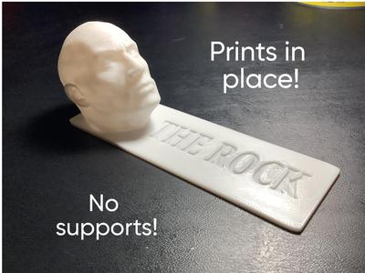 THE ROCKMARK (Rock Bookmark) No supports needed!