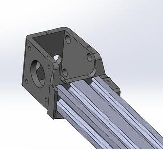 Longer LK4 Y motor brace