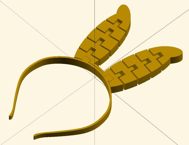 Articulating Bunny Ears Headband