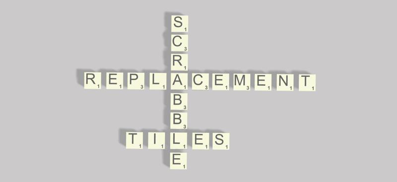 Letter game tiles