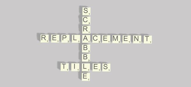 Letter game tiles