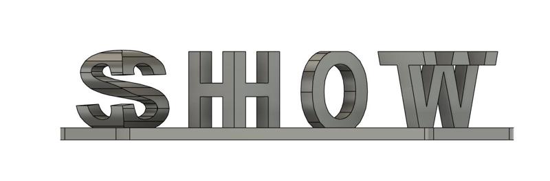 Shit Show 3D Word