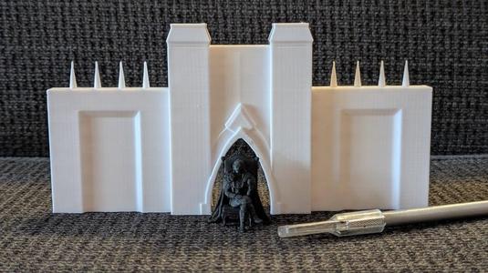 Gate, 32mm scale, Supportless (DND / TTRPG)