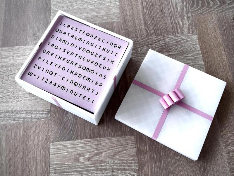 Present box for WordClock & WordCalendar 2024/2025 models