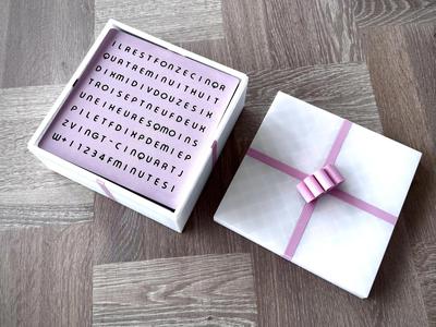 Present box for WordClock & WordCalendar 2024/2025 models