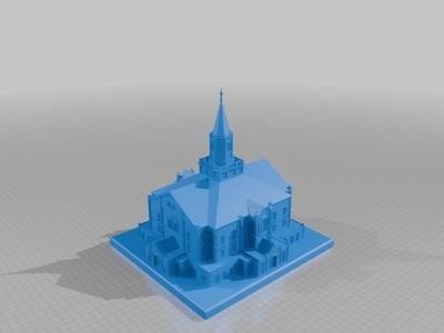 Taylorsville temple with base