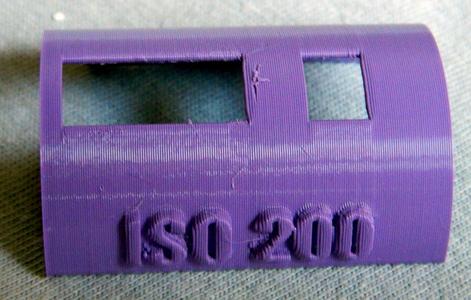 Schablone für DX-Code ISO 200; Template for DX code ISO 200