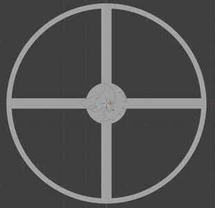 Space Wolves Objective Marker