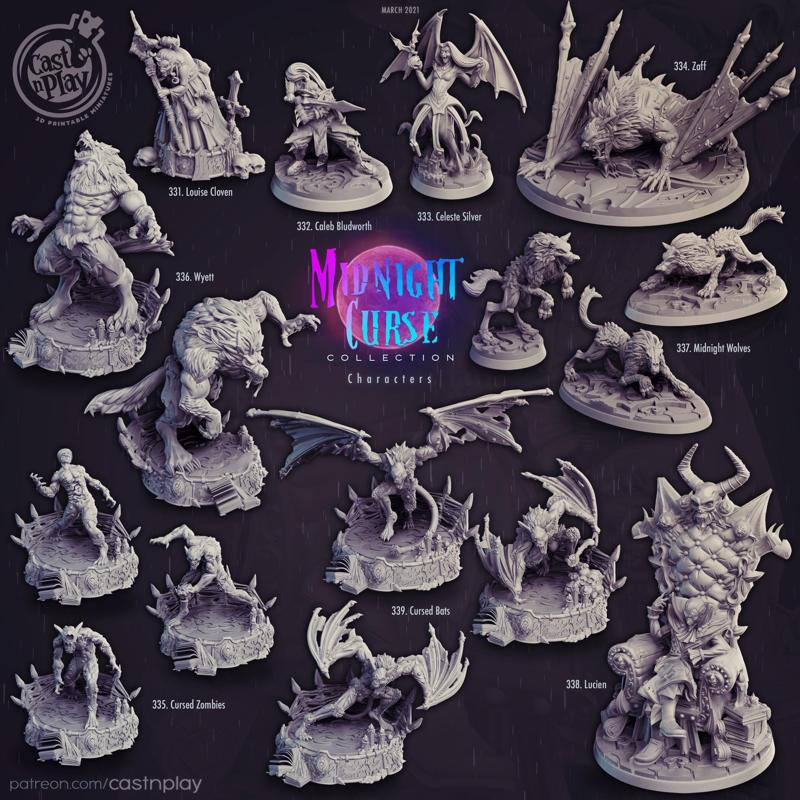 Midnight Curse (Pre-Supported) (Set)