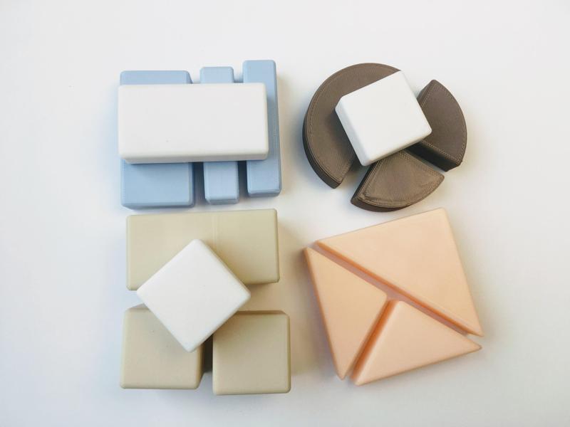 Fractional Shapes – 3D Printable Learning Blocks for Geometry & Fractions