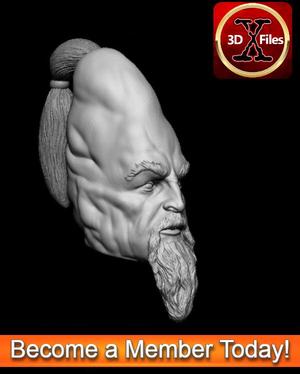 Ki Adi Mundi Head - Star Wars Jedi - Black Series - Hottoys - 1:12 and  1:6 Scale- Action Figure