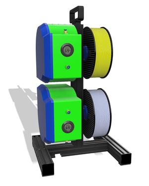 Ender 3 Pro frame as 4 spool holder and roller stand with or without enclosure
