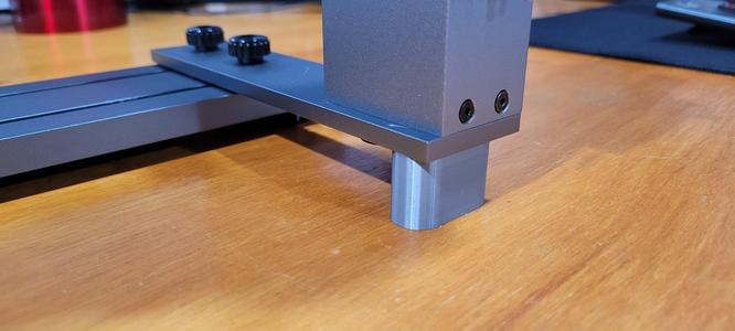 Longer Nano 12W Laser Rotary Tailstock foot