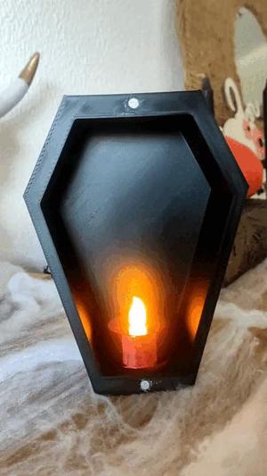 HALLOWEEN COFFIN TEALIGHT
