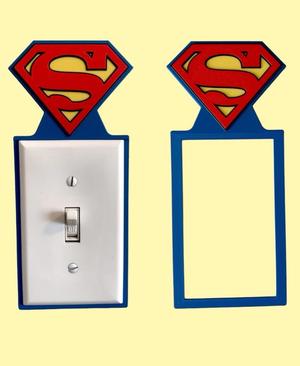 Superman Light Switch Backer