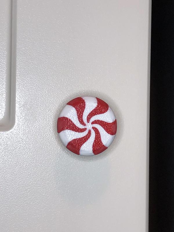 Kitchen Cabinet Knob - Peppermint Candy Swirl 4
